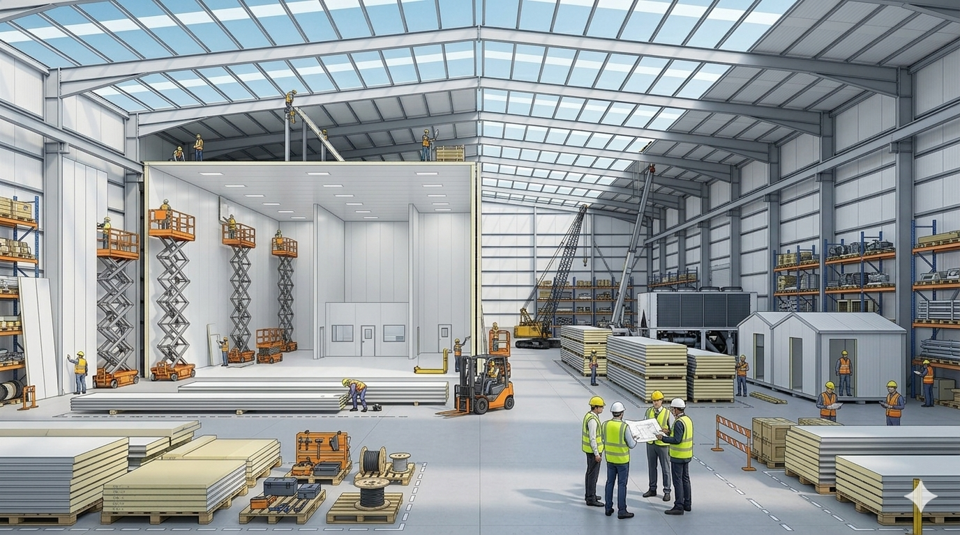 Sandwich Panel untuk Cold Storage: Solusi Efisien & Hemat Energi